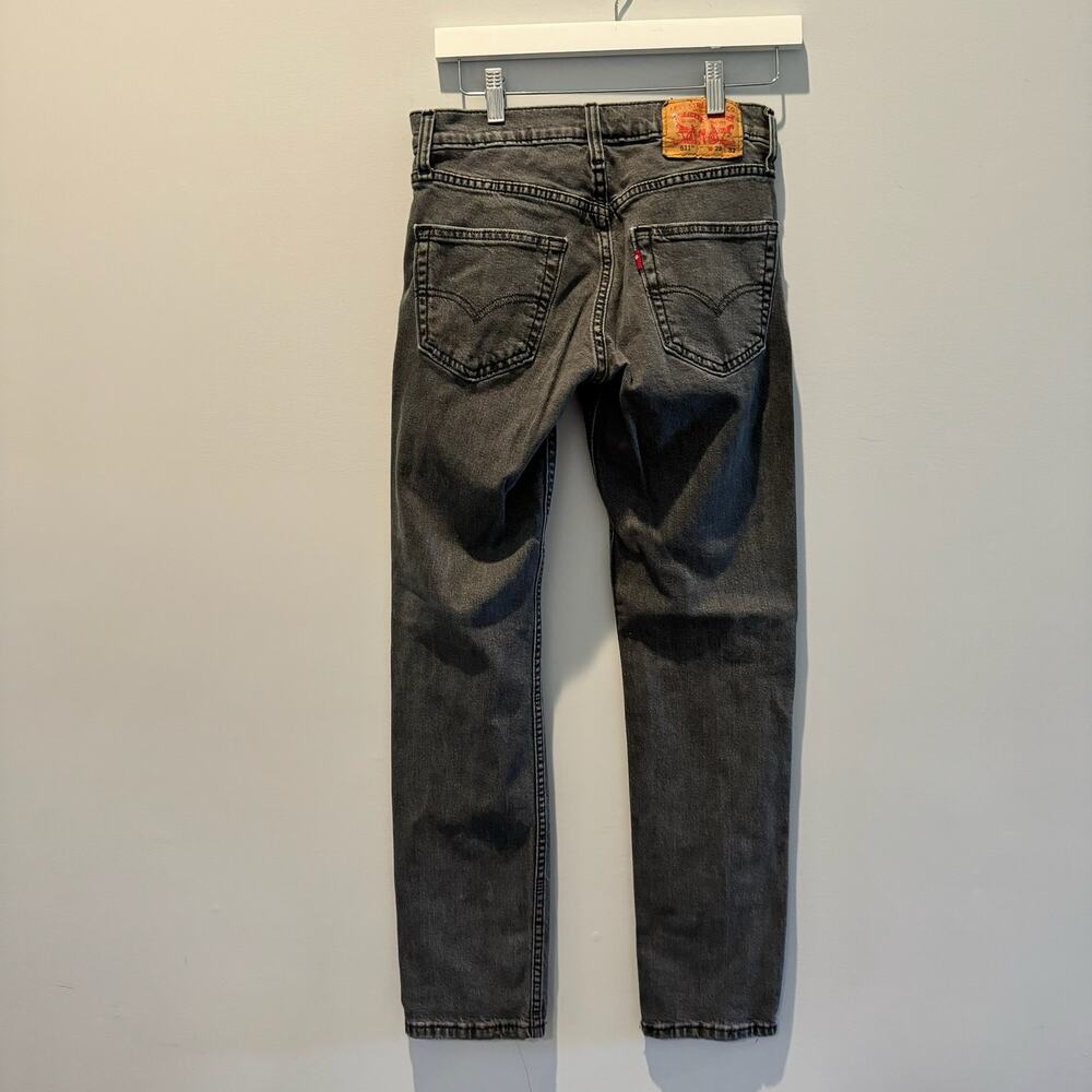 Levi's 511 Jeans Men's 28 x 32 Black Straight Leg - Picture 8 of 12